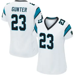 Women's LaDarius Gunter Carolina Panthers No.23 Game Ladarius Gunter Jersey - White