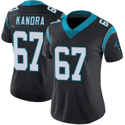 Women's Luke Kandra Carolina Panthers No.67 Limited Team Color Vapor Untouchable Jersey - Black