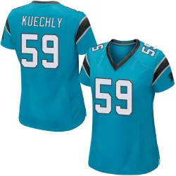 Women's Luke Kuechly Carolina Panthers No.59 Game Alternate Jersey - Blue