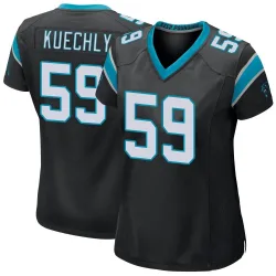 Women's Luke Kuechly Carolina Panthers No.59 Game Team Color Jersey - Black