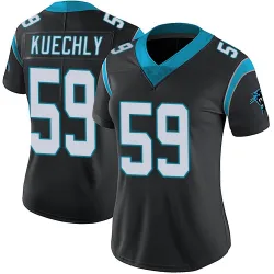 Women's Luke Kuechly Carolina Panthers No.59 Limited Team Color Vapor Untouchable Jersey - Black