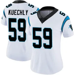 Women's Luke Kuechly Carolina Panthers No.59 Limited Vapor Untouchable Jersey - White
