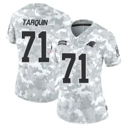 Women's Michael Tarquin Carolina Panthers No.71 Limited 2024 Salute to Service Jersey - Arctic Camo