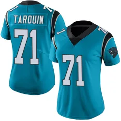 Women's Michael Tarquin Carolina Panthers No.71 Limited Alternate Vapor Untouchable Jersey - Blue