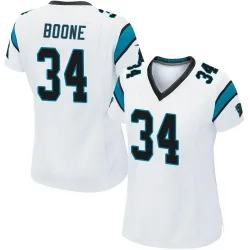 Women's Mike Boone Carolina Panthers No.34 Game Jersey - White