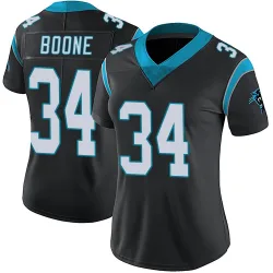 Women's Mike Boone Carolina Panthers No.34 Limited Team Color Vapor Untouchable Jersey - Black