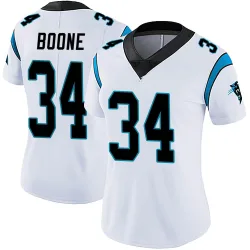 Women's Mike Boone Carolina Panthers No.34 Limited Vapor Untouchable Jersey - White