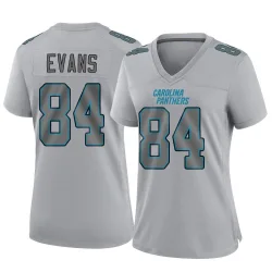 Women's Mitchell Evans Carolina Panthers No.84 Game Atmosphere Fashion Jersey - Gray