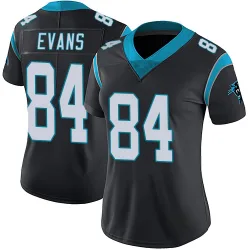 Women's Mitchell Evans Carolina Panthers No.84 Limited Team Color Vapor Untouchable Jersey - Black