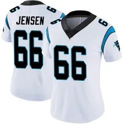 Women's Nash Jensen Carolina Panthers No.66 Limited Vapor Untouchable Jersey - White
