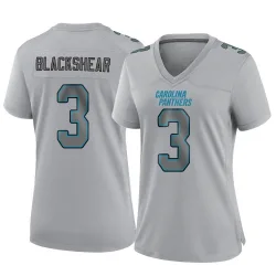 Women's Raheem Blackshear Carolina Panthers No.3 Game Atmosphere Fashion Jersey - Gray