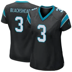 Women's Raheem Blackshear Carolina Panthers No.3 Game Team Color Jersey - Black