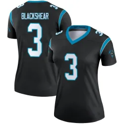 Women's Raheem Blackshear Carolina Panthers No.3 Legend Jersey - Black