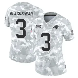 Women's Raheem Blackshear Carolina Panthers No.3 Limited 2024 Salute to Service Jersey - Arctic Camo