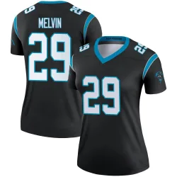Women's Rashaan Melvin Carolina Panthers No.29 Legend Jersey - Black