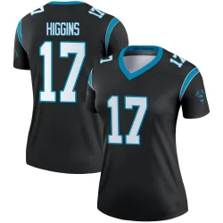 Women's Rashard Higgins Carolina Panthers No.17 Legend Jersey - Black