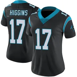 Women's Rashard Higgins Carolina Panthers No.17 Limited Team Color Vapor Untouchable Jersey - Black