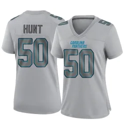 Women's Robert Hunt Carolina Panthers No.50 Game Atmosphere Fashion Jersey - Gray