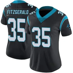 Women's Ryan Fitzgerald Carolina Panthers No.35 Limited Team Color Vapor Untouchable Jersey - Black