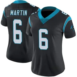 Women's Sam Martin Carolina Panthers No.6 Limited Team Color Vapor Untouchable Jersey - Black