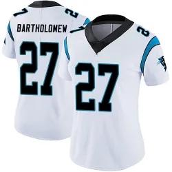 Women's Shemar Bartholomew Carolina Panthers No.27 Limited Vapor Untouchable Jersey - White