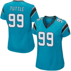 Women's Shy Tuttle Carolina Panthers No.99 Game Alternate Jersey - Blue