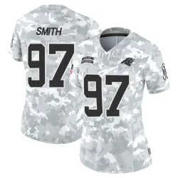 Women's T.J. Smith Carolina Panthers No.97 Limited 2024 Salute to Service Jersey - Arctic Camo
