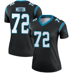 Women's Taylor Moton Carolina Panthers No.72 Legend Jersey - Black