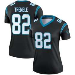 Women's Tommy Tremble Carolina Panthers No.82 Legend Jersey - Black