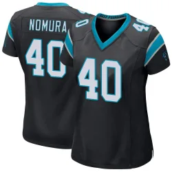 Women's Tuasivi Nomura Carolina Panthers No.40 Game Team Color Jersey - Black