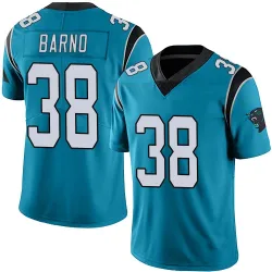 Youth Amare Barno Carolina Panthers No.38 Limited Alternate Vapor Untouchable Jersey - Blue