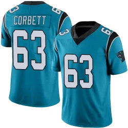 Youth Austin Corbett Carolina Panthers No.63 Limited Alternate Vapor Untouchable Jersey - Blue