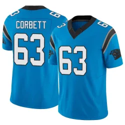 Youth Austin Corbett Carolina Panthers No.63 Limited Vapor F.U.S.E. Jersey - Blue