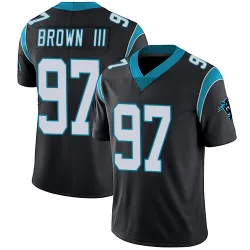 Youth Bobby Brown III Carolina Panthers No.97 Limited Team Color Vapor Untouchable Jersey - Black
