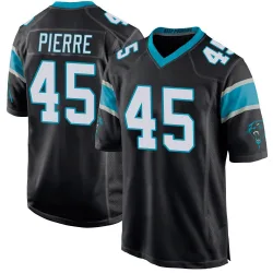 Youth Bryce Pierre Carolina Panthers No.45 Game Team Color Jersey - Black