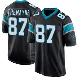 Youth Brycen Tremayne Carolina Panthers No.87 Game Team Color Jersey - Black