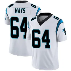 Youth Cade Mays Carolina Panthers No.64 Limited Vapor Untouchable Jersey - White