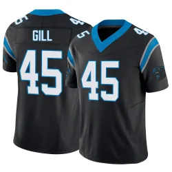 Youth Cam Gill Carolina Panthers No.45 Limited Vapor F.U.S.E. Jersey - Black