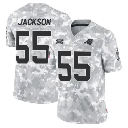 Youth Cam Jackson Carolina Panthers No.55 Limited 2024 Salute to Service Jersey - Arctic Camo