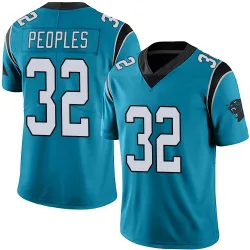 Youth Camerun Peoples Carolina Panthers No.32 Limited Alternate Vapor Untouchable Jersey - Blue