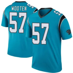 Youth Chandler Wooten Carolina Panthers No.57 Legend Color Rush Jersey - Blue