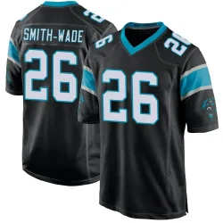 Youth Chau Smith-Wade Carolina Panthers No.26 Game Team Color Jersey - Black