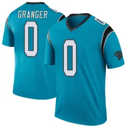 Youth Colin Granger Carolina Panthers No.0 Legend Color Rush Jersey - Blue