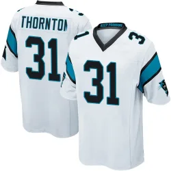 Youth Corey Thornton Carolina Panthers No.31 Game Jersey - White
