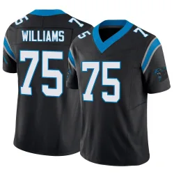 Youth DeShawn Williams Carolina Panthers No.75 Limited Vapor F.U.S.E. Jersey - Black