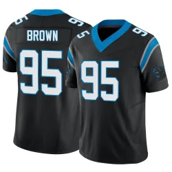 Youth Derrick Brown Carolina Panthers No.95 Limited Vapor F.U.S.E. Jersey - Black