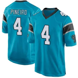 Youth Eddy Pineiro Carolina Panthers No.4 Game Alternate Jersey - Blue