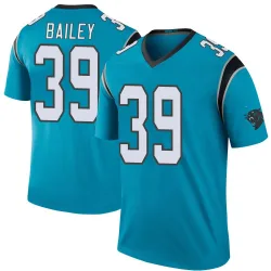 Youth Emani Bailey Carolina Panthers No.39 Legend Color Rush Jersey - Blue