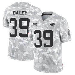 Youth Emani Bailey Carolina Panthers No.39 Limited 2024 Salute to Service Jersey - Arctic Camo