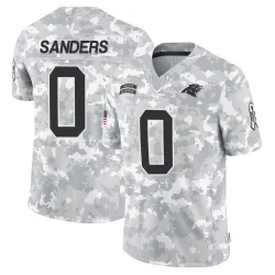 Youth Ja'Tavion Sanders Carolina Panthers No.0 Limited 2024 Salute to Service Jersey - Arctic Camo